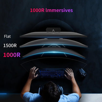 KTC 32 Zoll Curved Gaming Monitor 1000R - 2K WQHD 240Hz