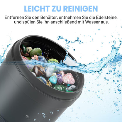Profi Rock Tumbler Set – Geräuscharme Steinpoliermaschine