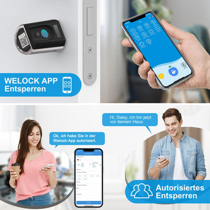 WELOCK Touch41 Fingerabdruck Türschloss IP65 - Verstellbar