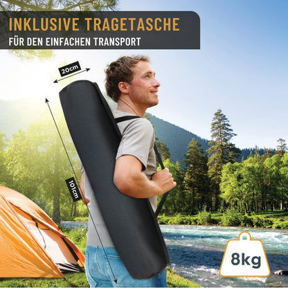 Kronenburg Feldbett XXL, Campingbett 210 x 72 x 45 cm, bis 200 kg