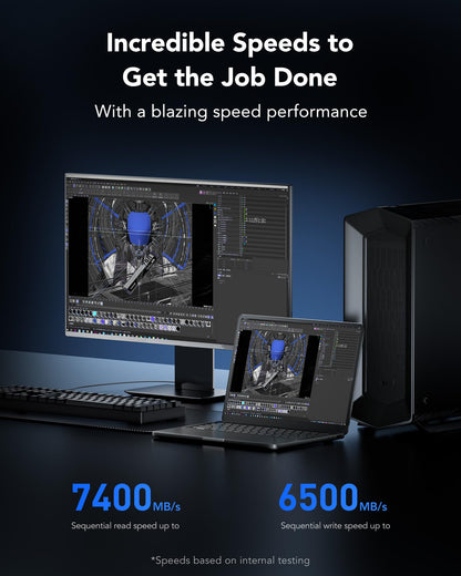 Lexar NM790 NVMe Solid-State-Laufwerk – 8TB PCIe Gen4 M.2 2280