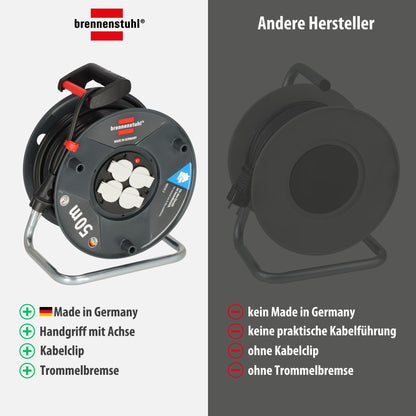 Brennenstuhl Garant V2 Kabeltrommel - mit 50m Kabel