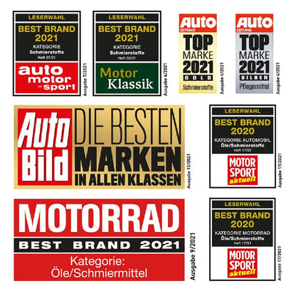 LIQUI MOLY Classic Motorenöl SAE 20W-50 HD - 5L mineralisch
 LIQUI MOLY Synthetische Bremsflüssigkeit DOT 4 - 1 L