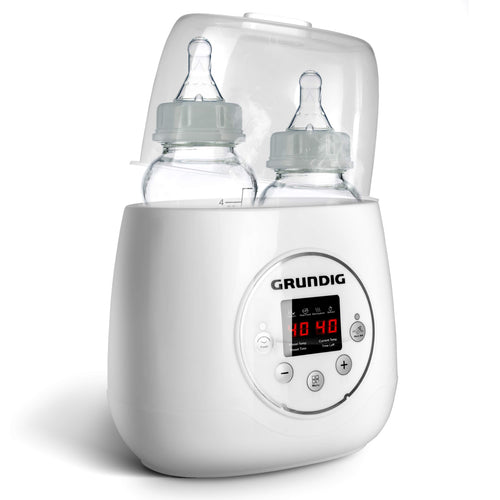 Grundig Flaschenwärmer 3in1 Babykostwärmer mit Sterilisator und Temperaturdisplay