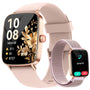 AEAC Smartwatch Damen mit Telefonfunktion, 1.85" HD, IP68 wasserdicht mit grossem HD-Touchscreen