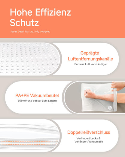 YOOPAI Vakuumbeutel Set für 3D-Drucker Filament mit Pumpe, 30 Beutel