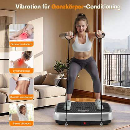 MOSUNY Vibrationsplatte 2025 – Doppelmotoren Heimtraining