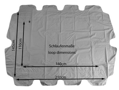 QUICK STAR Ersatzdach Hollywoodschaukel 210x145 cm wasserdicht beige