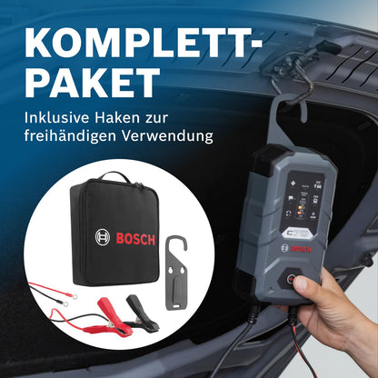 Bosch C70 Autobatterie-Ladegerät – 10A Erhaltungsladung 12V/24V