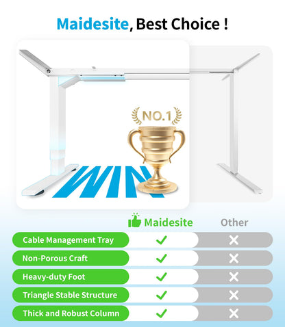 MAIDeSITe T2 Pro Plus Elektr. Sitz-Steh Schreibtisch 3-stufig