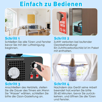 Kasakily Ozongenerator 28000mg/h Industriell – 2 Modi