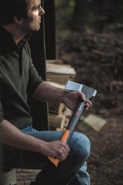 Fiskars Spaltaxt X17-M, 60 cm – mit Klingen-/Transportschutz