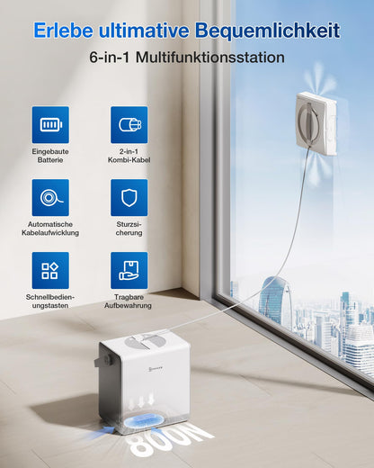ECOVACS WINBOT W2 PRO Omni Fensterputzroboter - Weiss