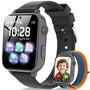 Ucani 4G Kinder-Smartwatch A28 mit GPS, Videoanruf und SOS, Schwarz – Touchscreen und Armband
