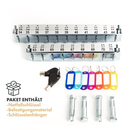 casa pura Elektronik-Schlüsseltresor für 27 Schlüssel