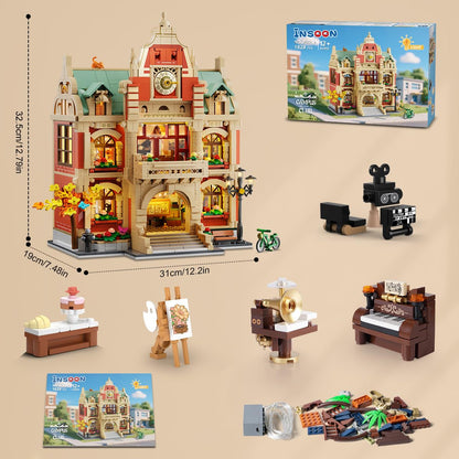 INSOON Universitäts Campus Architektur Klemmbausteine mit Licht