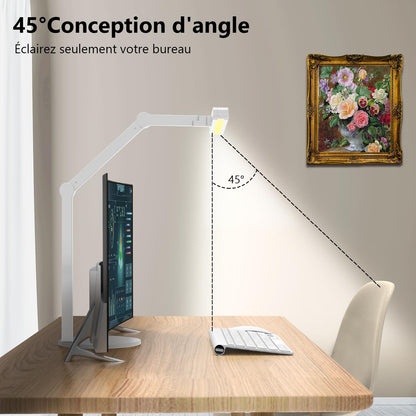 LED Schreibtischlampe 24W Dimmbar 72cm - Tageslicht mit Sockel