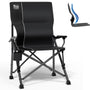 TIMBER RIDGE Campingstuhl – Faltbar 150kg verstellbar. Faltbarer Outdoor-Sitz mit verstellbarer Lehne und 150kg Tragkraft für Camping.
