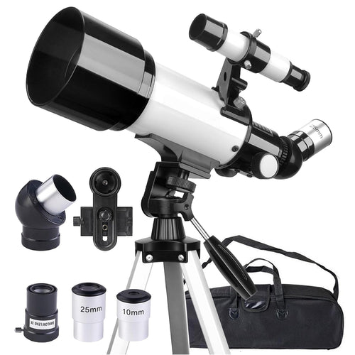 Misilmp Astronomie Refraktor Teleskop 70/400mm – Weiss