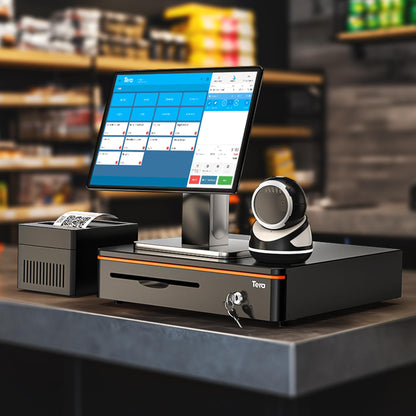 Tera POS Kassenlade 405R abschliessbar RJ12 - 5 Scheine, 8 Münzen