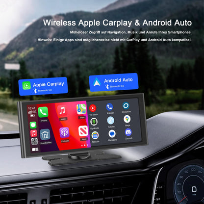 Avylet 9,26" wireless Carplay Display - Android Auto, Rückfahrkamera