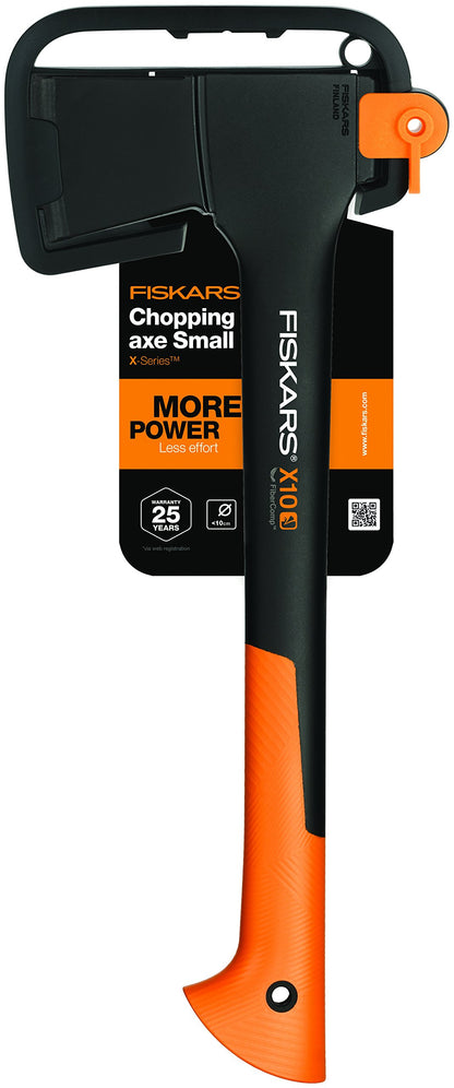 Fiskars X10-S Universalaxt – 44 cm, Schwarz/Orange