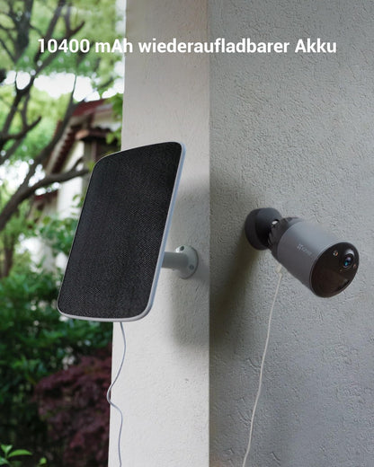 EZVIZ BC1C Kit Akku Überwachungskamera 4MP WLAN Solarpanel