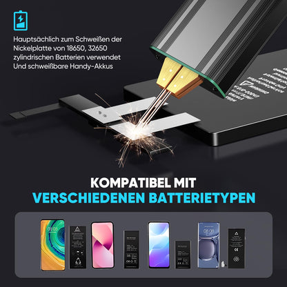 Seesii SE209 Punktschweissgerät für Akkus, 80 Gänge, mit Akku