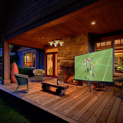 CCLIFE Beamer Leinwand Stativ Projektionsleinwand - Mobil