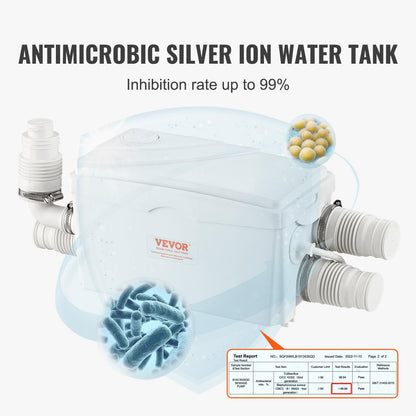 VEVOR Hebeanlage Entsorgungssystem – 350W, 3 Eingänge