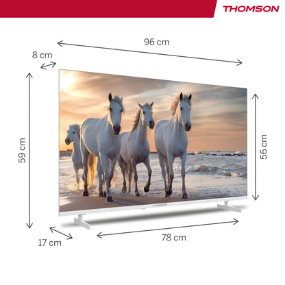 Thomson 43UA5S13W 4K Ultra HD Android Smart TV - Weiss 43 Zoll
