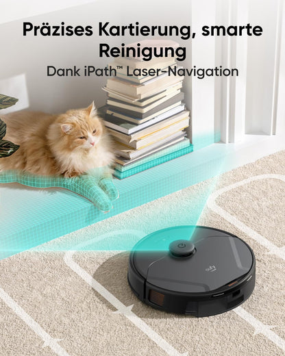 eufy X8 Pro Saugroboter mit Absaugstation & Wischfunktion