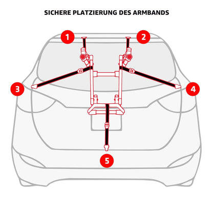 Allen Sports Fahrradträger 102DN-R für 2 Fahrräder, Kofferraummontage