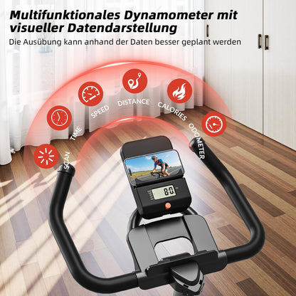 CHAOKE Profi Ultra-Leiser Ergometer Fahrrad - mit App