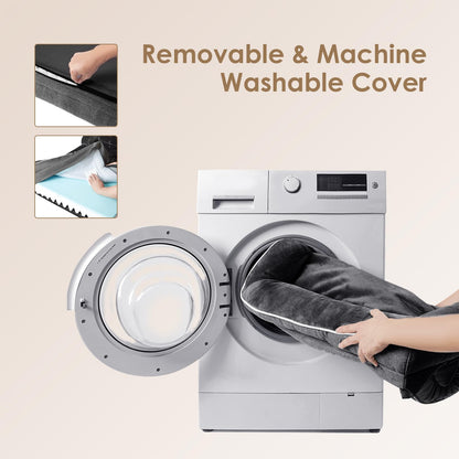 EHEYCIGA Orthopädisches Hundebett Memory Foam - XL, Dunkelgrau