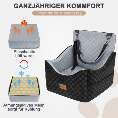 JOEJOY Hundeautositz Sitzerhöhung für kleine bis mittlere Hunde