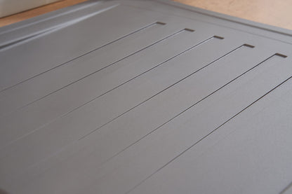 Respekta Boston Mineralitespüle – Betongrau 1 Becken 86x50 cm