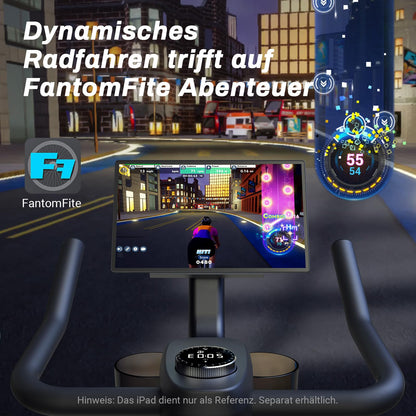 MERACH Heimtrainer Fahrrad Indoor Cycling – Leises, App-gesteuert, LCD-Monitor