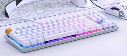 Glorious GMMK TKL Mechanische Gaming Tastatur - US QWERTY Weiss