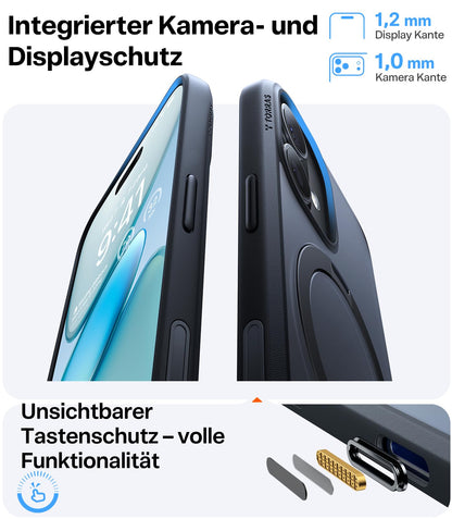 TORRAS Ostand Q3 Spin Hülle für iPhone 17 mit 360° MagSafe Ständer