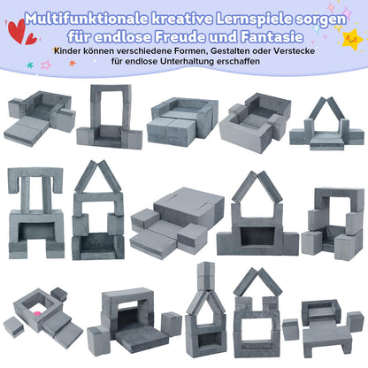 Gilire 2025 Modulares Kinderspielsofa – 7 Bausteine