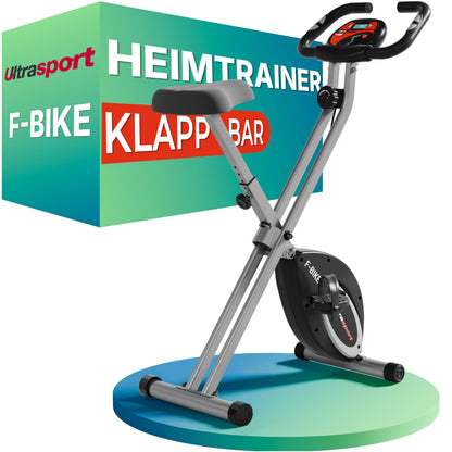 Ultrasport F-Bike Klappbares Ergometer für Fitness – rosa. Kompaktes Heimtrainer für effektives Cardio-Training zu Hause.