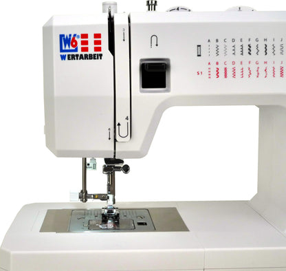 W6 Nähmaschine N 1235 Pro Freiarm mit 24 Stichprogrammen