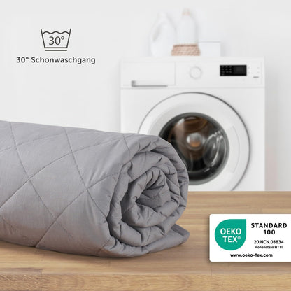 Blumtal Gewichtsdecke 135 x 200 cm, 7 kg, Baumwolle, Oeko-TEX