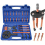 SEEKSELF 36-in-1 Lagerabzieher Trennsatz Set für Innenlager: Silbernes Set zum Ausbau von Innenlagern.