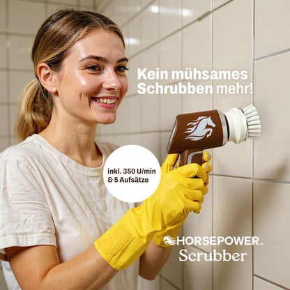 Mediashop Horsepower Scrubber Elektrische Reinigungsbürste kabellos