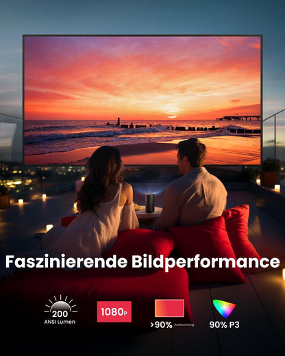 Nebula Capsule3 Mini Beamer – 1080p Smart Projektor GTV