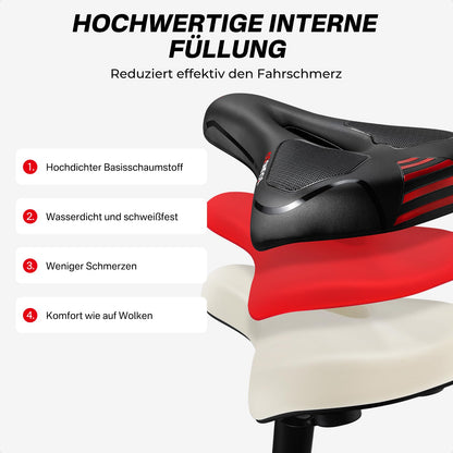 YOUNGDO Gel Velosattel, ergonomisch, atmungsaktiv, wasserdicht