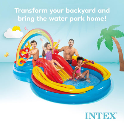 Intex Rainbow Ring Play Center Planschbecken 297 x 193 x 135 cm