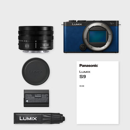Panasonic Lumix DC-S9NE-A Spiegellose Vollformatkamera - Blau Kit